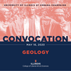 Geology Convocation 2020